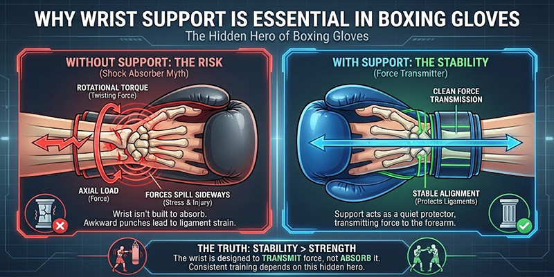 Why Wrist Support Is Essential in Boxing Gloves 1 Why Wrist Support Is Essential in Boxing Gloves