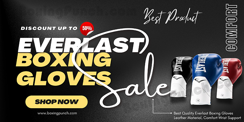 Everlast Elite lace-up boxing gloves close-up wrist support and laces. Premium Wrist Support, Triple-Layer Foam, and EverCool Mesh Palm.” Display Picture by Boxing Punch."
