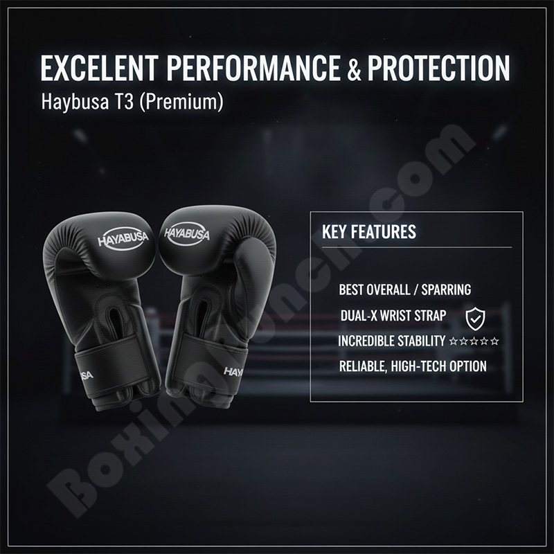 Best Boxing Gloves for Beginners (Guide) 7 Hayabusa T3 Superb Sparring Gloves