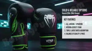 Best Boxing Gloves for Beginners (Guide) 8 The Ultimate Buying Guide to Understanding & Finding Your Solid & Reliable Options Higher Mid-Range Gloves