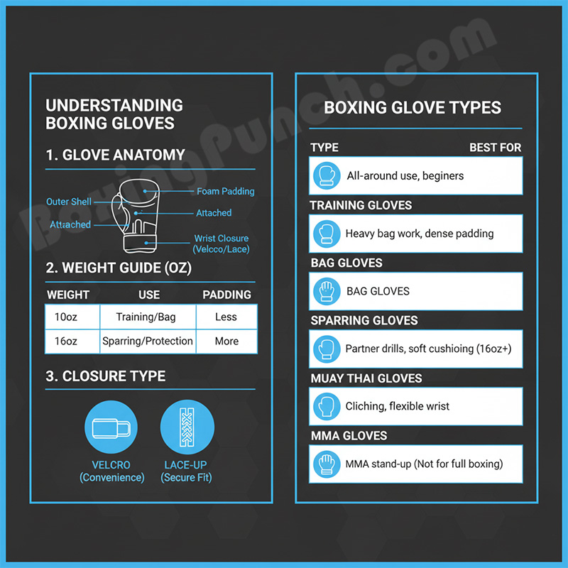 Best Boxing Gloves for Beginners (Guide) 3 Understanding the Gear & Types of Boxing Gloves for Beginners