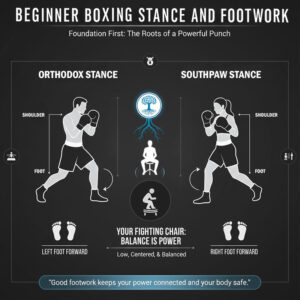 Beginner Boxing Workout Routine at Home 4 Beginner Boxing Stance and Footwork (Orthodox vs. Southpaw)