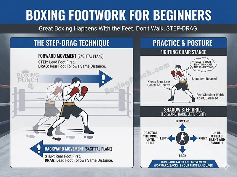 Beginner Boxing Workout Routine at Home 6 Boxing Footwork Guide for Beginners