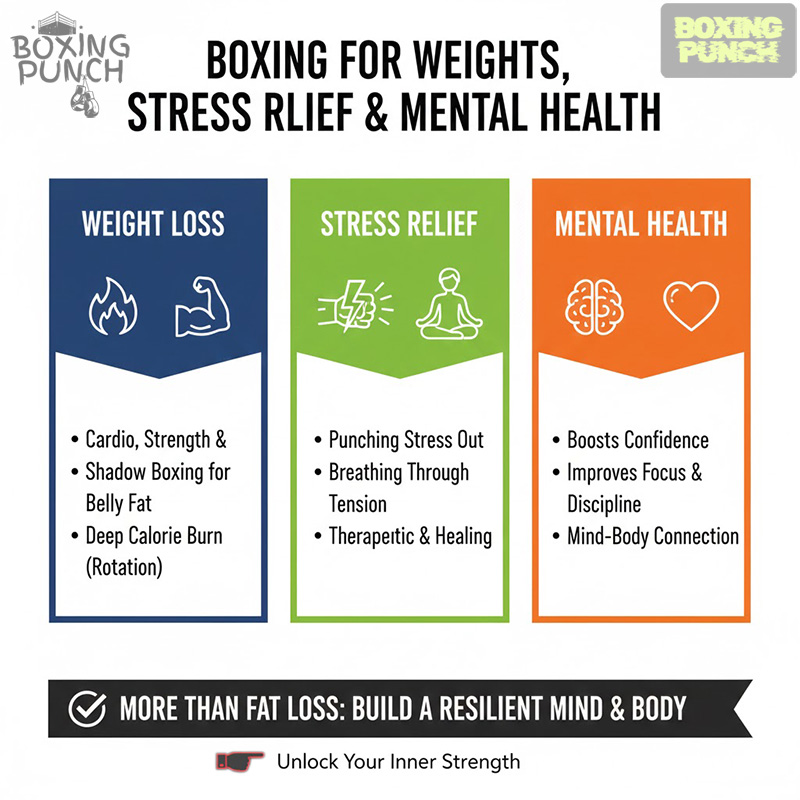 Beginner Boxing Workout Routine at Home 11 Boxing for Weight Loss, Stress Relief & Mental Health Guide