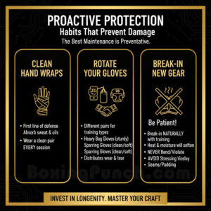 How to Increase Durability of Boxing Gear 9 Proactive Protection – Habits That Prevent Damage