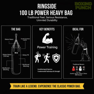 Top 10 Punching Bags for Home Training (Expert Guide) 18 Ringside 100 lb. Boxing Power Heavy Bag