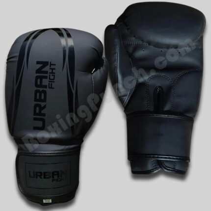 Urban Fight Training Boxing Gloves 14oz – Matt Black