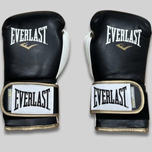 Everlast Powerlock Boxing Gloves Black and Gold 