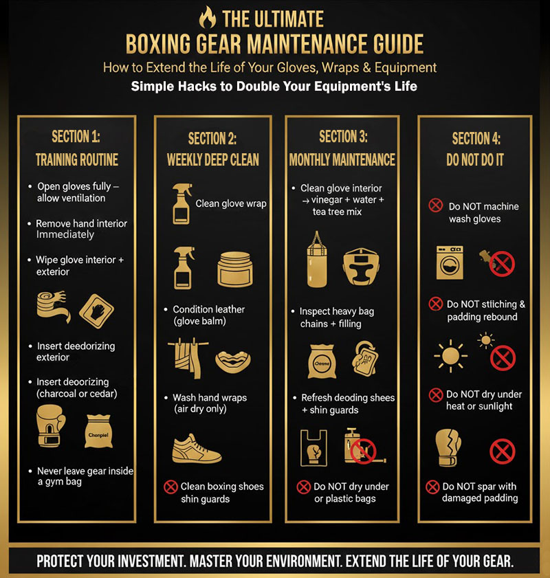 How to Increase Durability of Boxing Gear 41 Boxing Gear Maintenance Tips & How to Increase Durability